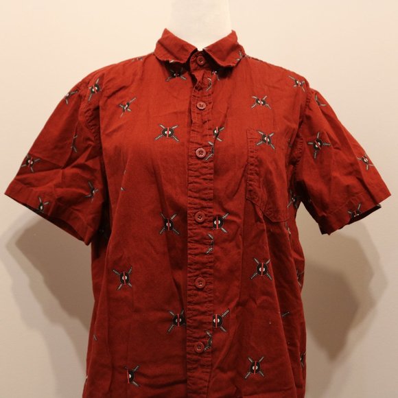 Deadpool Marvel Button Up Shirt - Picture 5 of 16